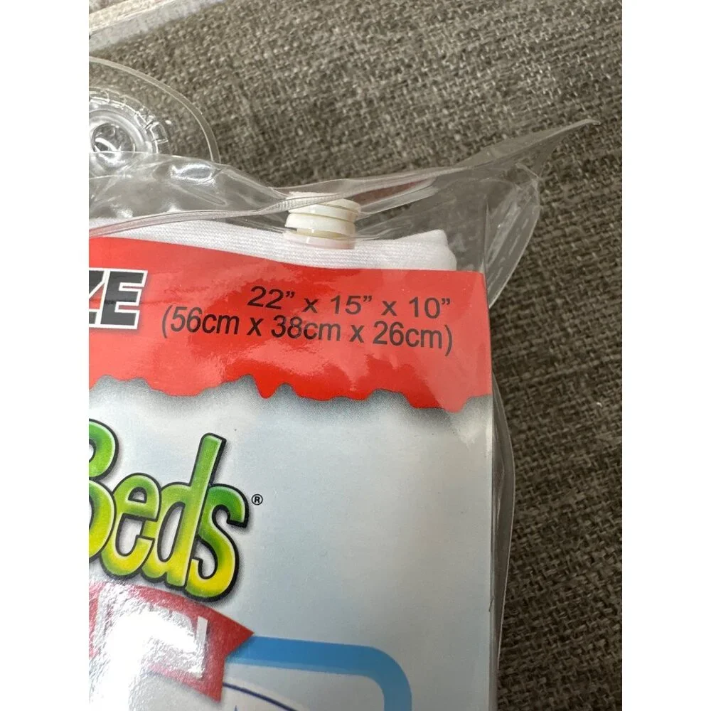BuggyBeds Bed Bug Luggage Liner Carry On Size Travel Protection White Pack of 2